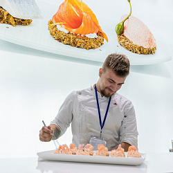 Tasty exhibition: guests of SEAFOOD EXPO RUSSIA 2019 were offered more than 50 different seafood and fish dishes
